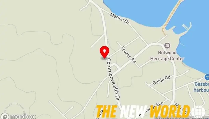 map of Dean's Greenhouse and Flower Shop Florist, Professional services in Botwood
