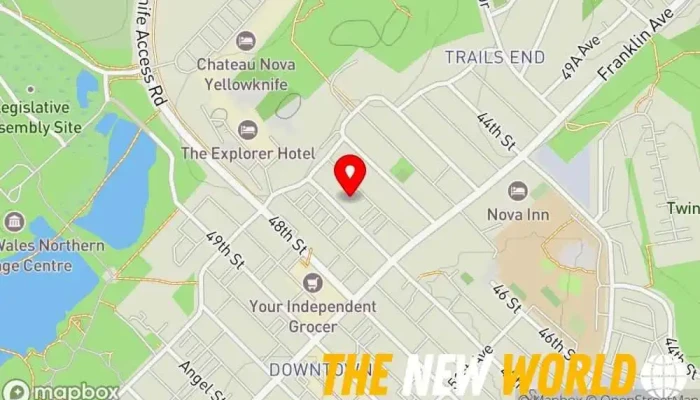map of Dempsey Consulting & Business Services Business management consultant in Yellowknife