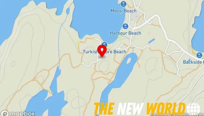 map of Devil's Footprints Tourist attraction in Keels