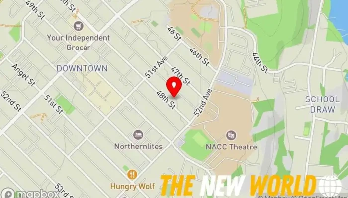 map of Diamond Financial Services Tax preparation service in Yellowknife