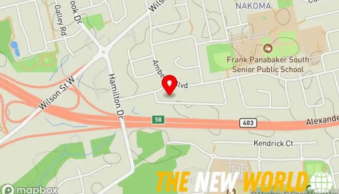 map of Digital Envy Internet marketing service, Advertising agency, Marketing agency, Marketing consultant, Website designer in Ancaster