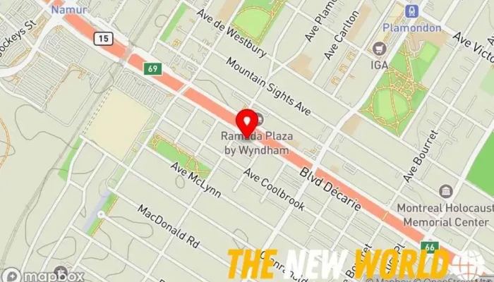 map of Disability Tax Consultants of Canada Tax consultant in Montreal