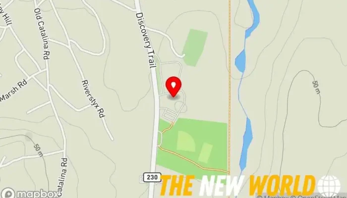map of Discovery Collegiate English language school in Bonavista