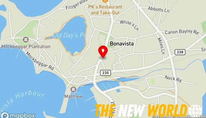 map of Discovery Global Geopark Geological service in Bonavista