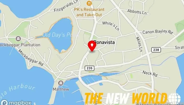 map of Discovery Trail Taxi Taxi service in Bonavista