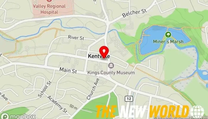 map of Doane Grant Thornton LLP Accounting firm, Business management consultant in Kentville