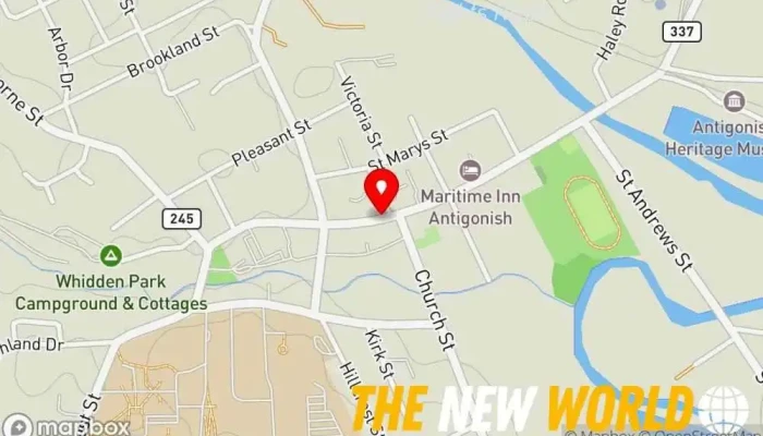 map of Doane Grant Thornton LLP Accounting firm, Business management consultant in Antigonish