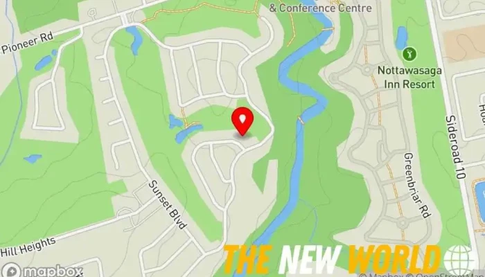 map of DocPC Web Creations Website designer in Alliston