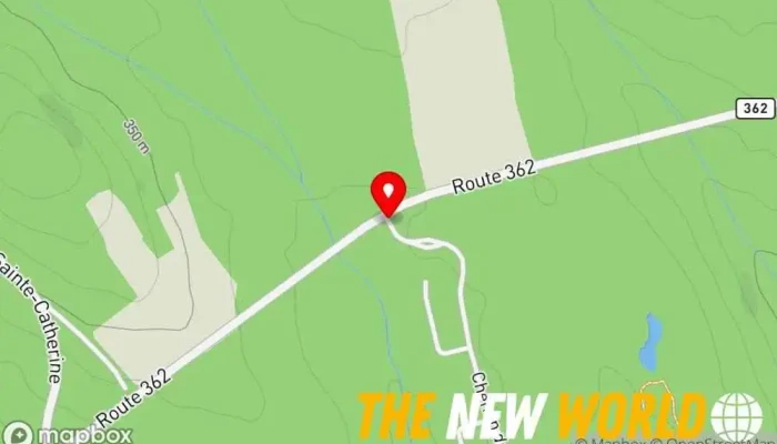map of Domaine Charlevoix Real estate developer in Baie-Saint-Paul