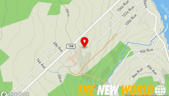 map of Domaine de la Beaucevilloise Serviced accommodation in Beauceville