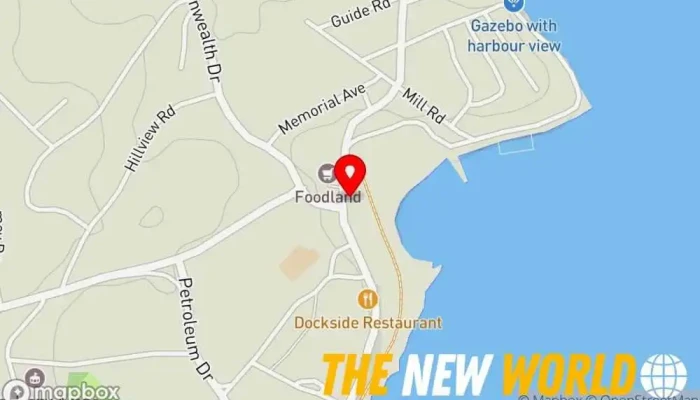 map of Donnini's Express & Railway Cafe Coffee shop in Botwood