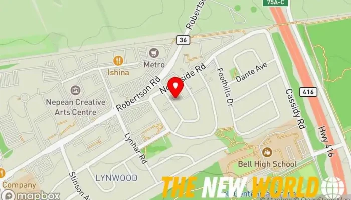 map of Doyletech Corporation Business center, Business management consultant in Nepean