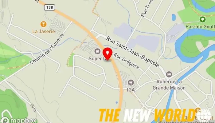 map of Dufour Services Financiers Inc Financial planner, Insurance agency, Investment service in Baie-Saint-Paul
