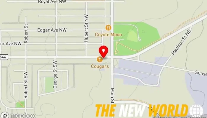 map of Eau Claire Distillery Distillery, Liquor store, Restaurant in Diamond Valley