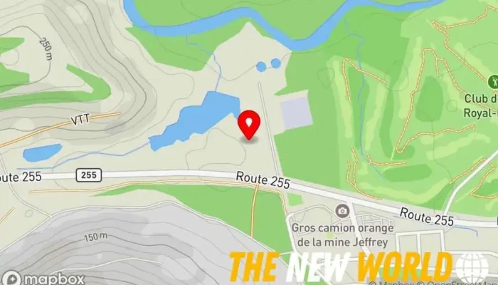 map of Écocentre Val-des-sources Recycling center in Val-des-Sources