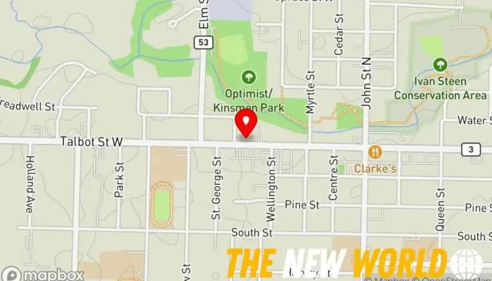 map of Edward Jones - Financial Advisor: Paul Bode Financial consultant, Finance broker, Investment service, Stock broker in Aylmer