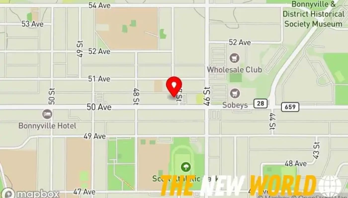 map of Edward Jones - Financial Advisor: Robyn E Ducharme, CFP® Financial consultant, Finance broker, Investment service, Stock broker in Bonnyville
