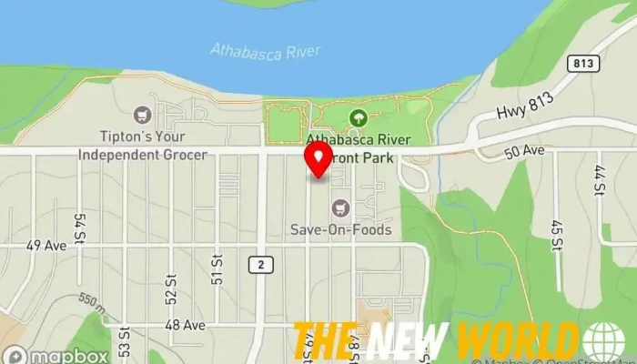map of ElectrikCity Computer repair service in Athabasca
