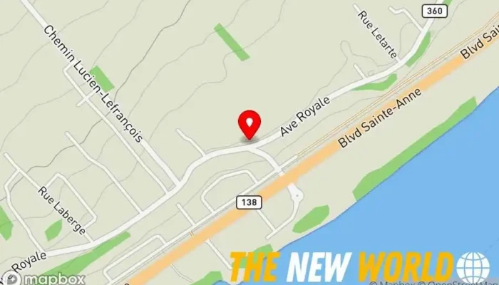 map of Électronique Tremblay Enr. Company registry in L'Ange-Gardien