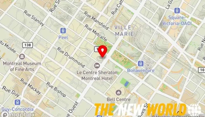 map of Endeavour Solutions Software company, Business management consultant, Business to business service, Computer support and services in Montreal