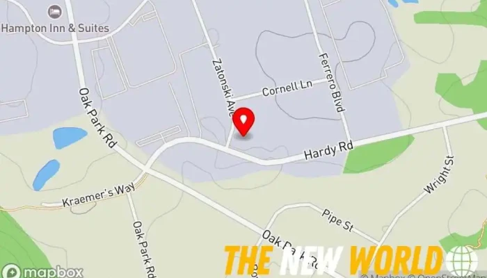 map of Englobe Corp Engineering consultant in Brantford