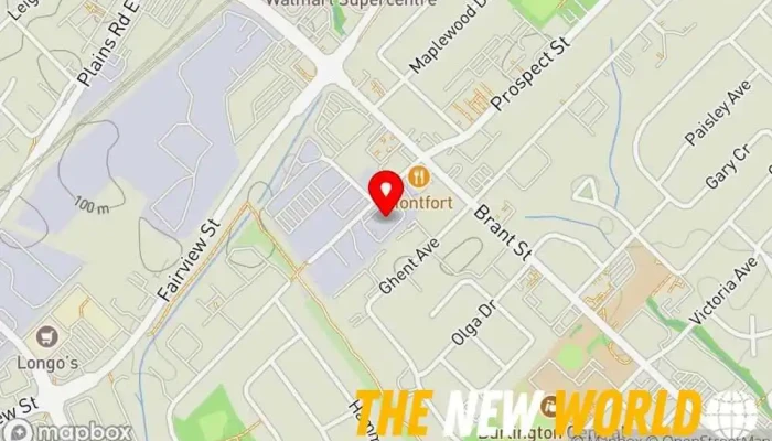 map of Engynuiti Inc. Bookkeeping service in Burlington