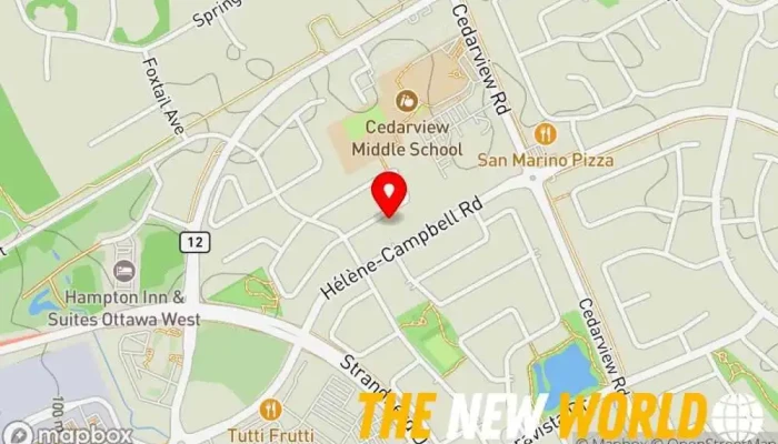 map of Enviro IT Services Computer support and services in Ottawa
