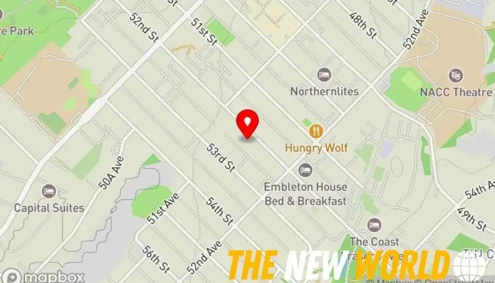 map of ERM Engineering consultant in Yellowknife