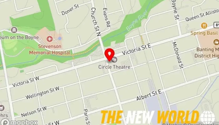 map of Eugenio Filice Barrister Solicitor General practice attorney in Alliston