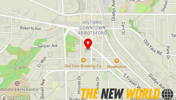map of Evertek Engineering Engineering consultant in Abbotsford