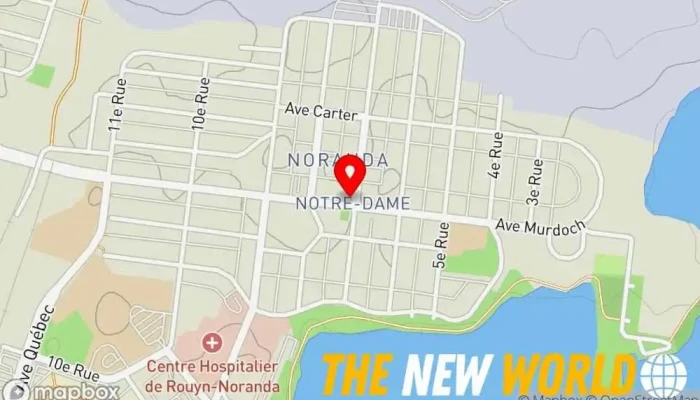 map of Evol | Abitbi-Témiscamingue Financial consultant in Rouyn-Noranda