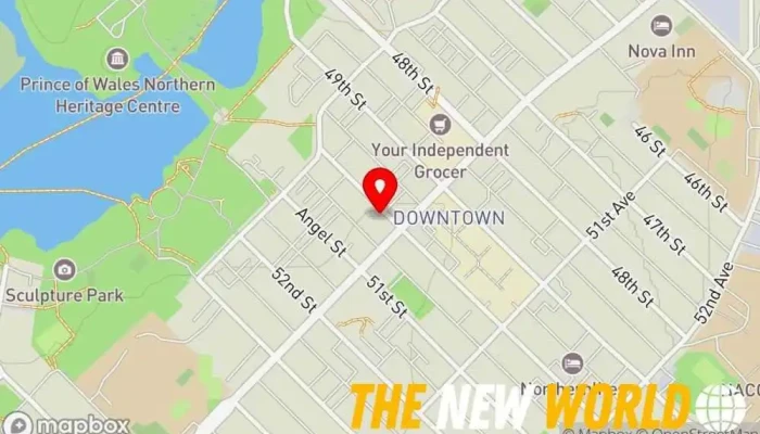 map of Exodus Accounting Professional Corp Accounting firm in Yellowknife
