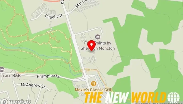 map of EXP Engineering consultant, Civil engineer, Electrical engineer, Engineer, Environmental consultant, Geotechnical engineer, Interior designer, Mechanical engineer, Soil testing service, Structural engineer in Moncton