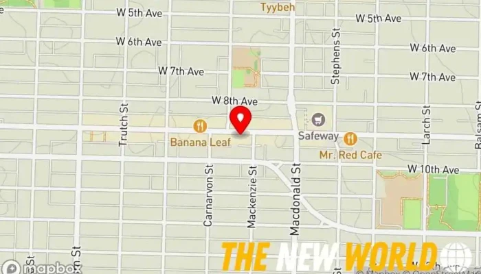 map of Feast Culinary Consulting Business management consultant in Vancouver