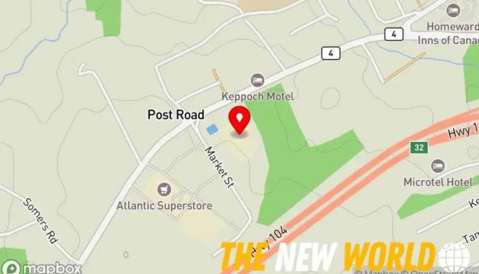 map of FedEx OnSite Mailing service in Antigonish