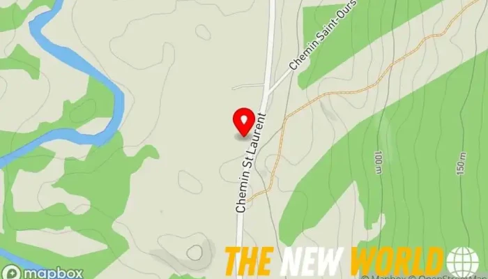 map of Ferme Méla-Fleurs Farm in Baie-Saint-Paul