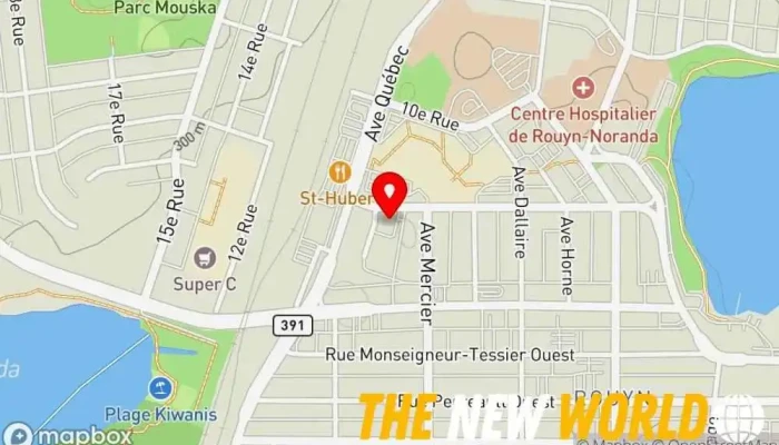 map of Financière Sun Life Abitibi-Témiscamingue Financial consultant, Health insurance agency, Insurance agency, Insurance broker, Insurance company, Investment service in Rouyn-Noranda
