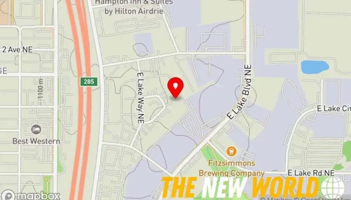 map of First Response Technical Services Inc. Computer security service in Airdrie