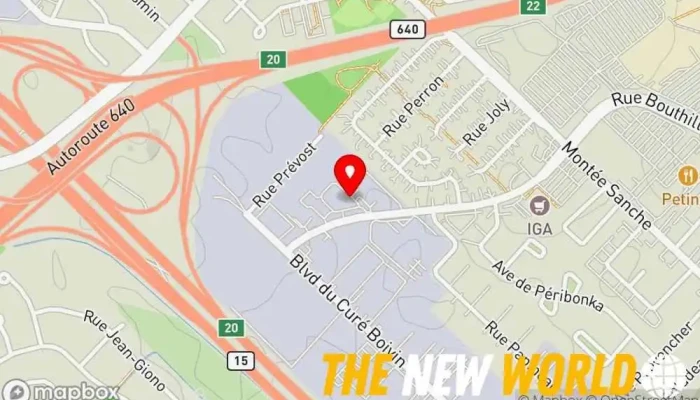 map of Fortier & Co consulting Business management consultant in Boisbriand