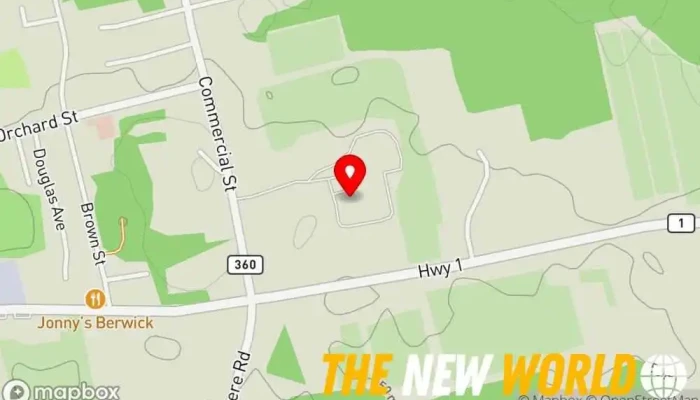 map of FUNDY VILLA Apartment complex in Berwick