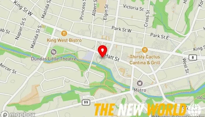 map of Fusion Computing Limited Computer support and services, Computer consultant, Computer security service, Computer service, Data recovery service in Dundas