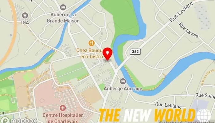 map of Gagne Letarte Lawyer in Baie-Saint-Paul