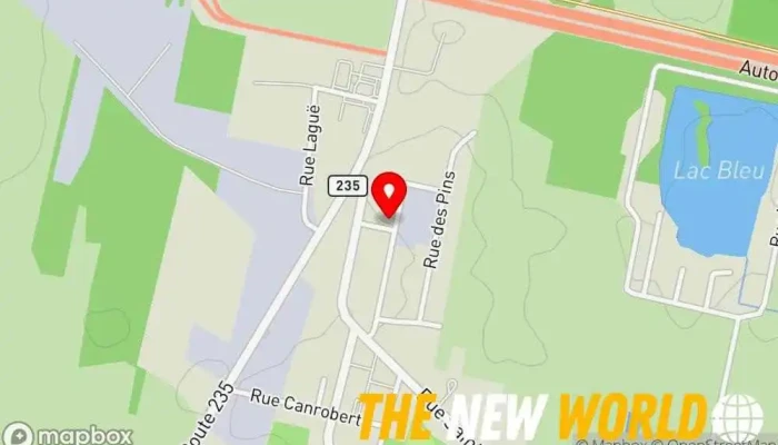 map of Garage Chartrand Auto repair shop in Ange-Gardien