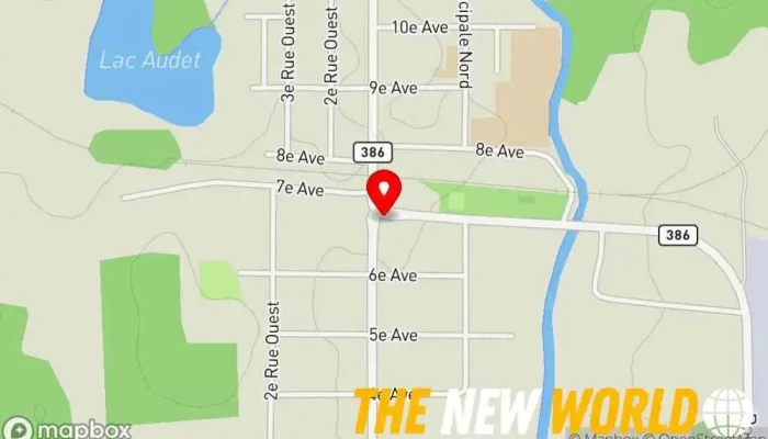 map of Garage Hardy & Fils Auto repair shop in Barraute