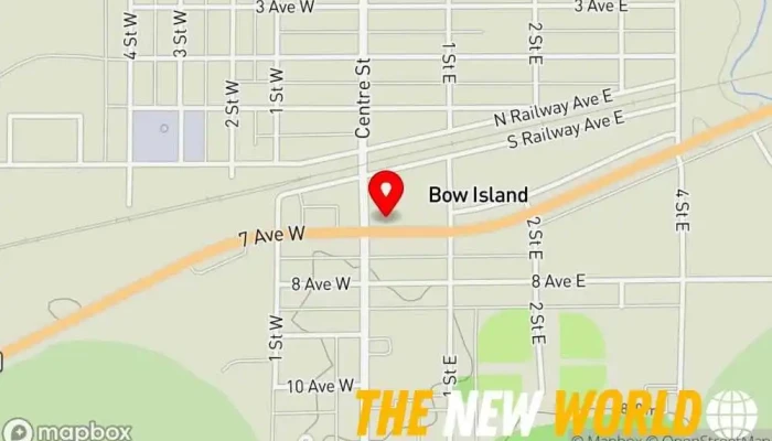 map of Gas Plus Gas station in Bow Island