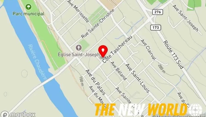 map of Gaston Vachon notaire inc. Notary public in Saint-Joseph-de-Beauce