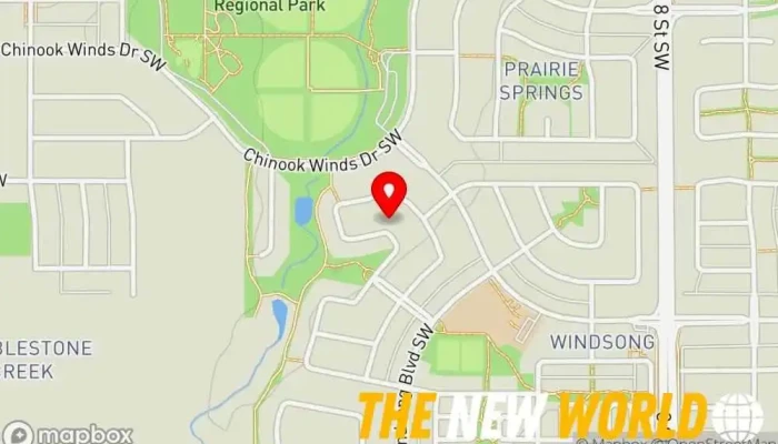 map of Genesis Technical Consulting Inc. Business management consultant in Airdrie