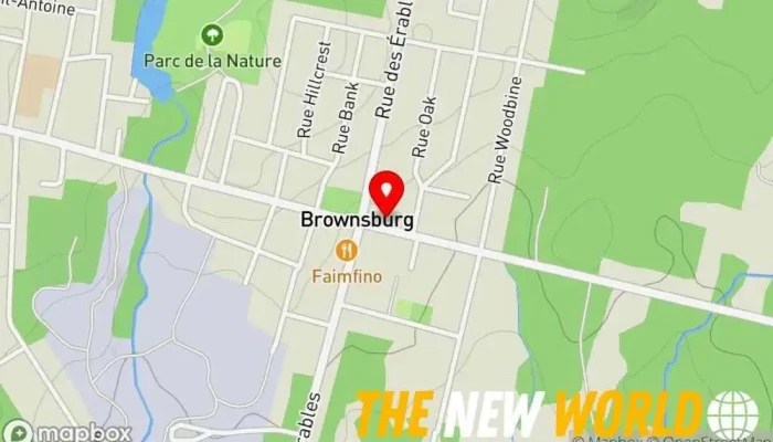 map of Géostar Inc Soil testing service in Brownsburg