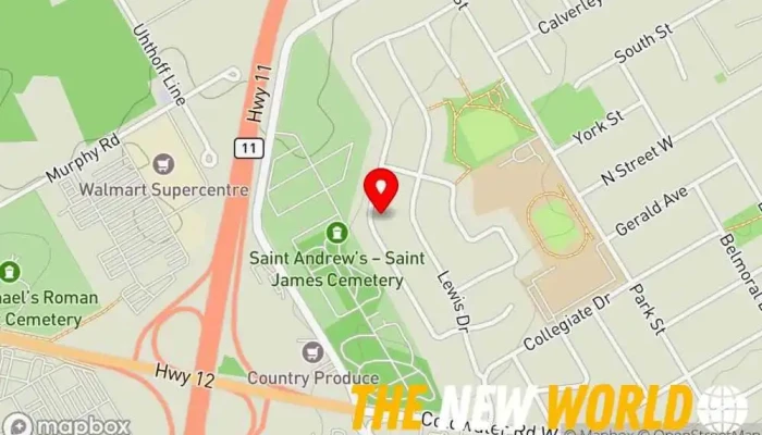 map of Global Management Consulting Consultant in Orillia