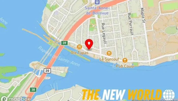 map of Gregory Vinet CPA Inc. Accountant in Sainte-Anne-de-Bellevue